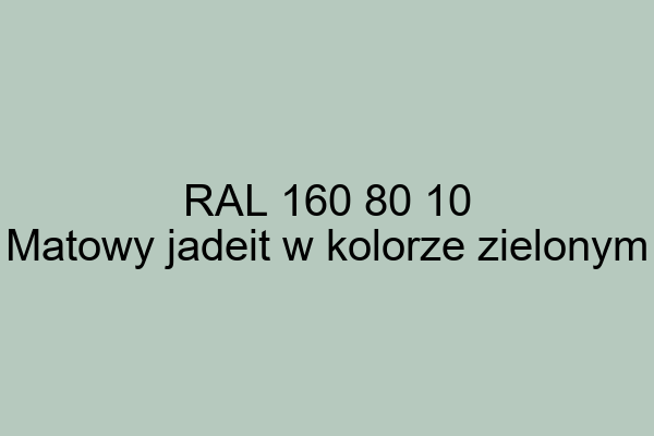 RAL 160 80 10 ral design