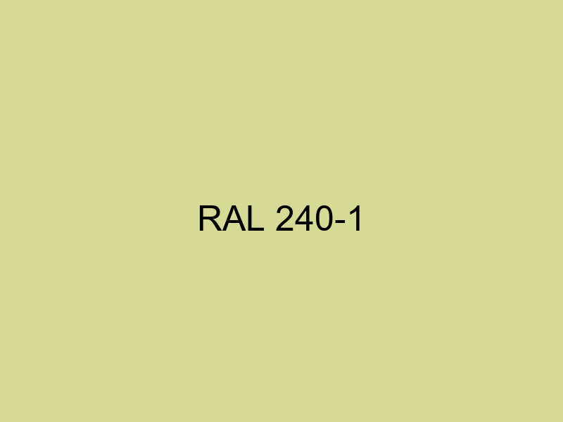 RAL 240 1 paleta ral effect