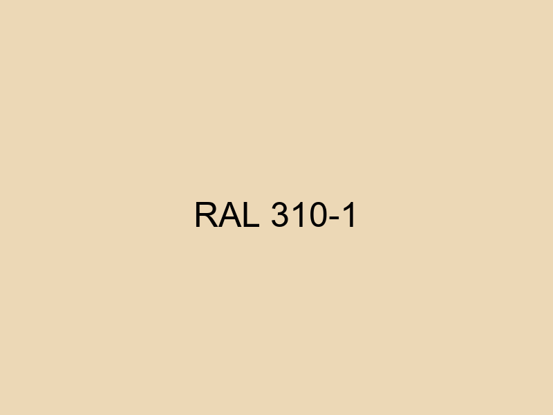 RAL 310 1 paleta ral effect