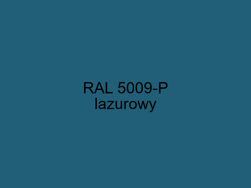 RAL 5009 P paleta ral plastics p1