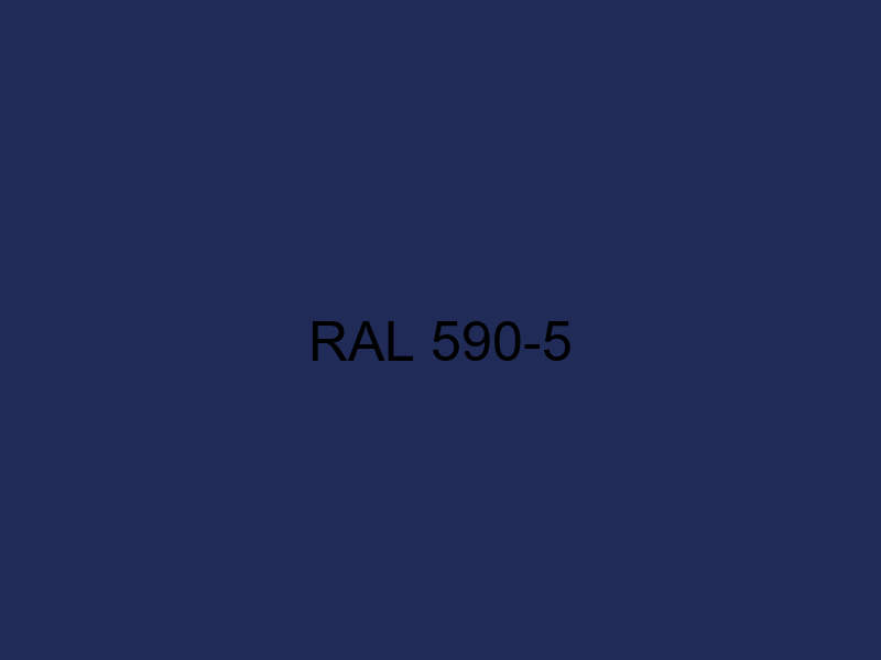 RAL 590 5 paleta ral effect