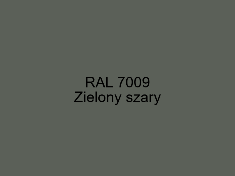 RAL 7009 paleta ral classic