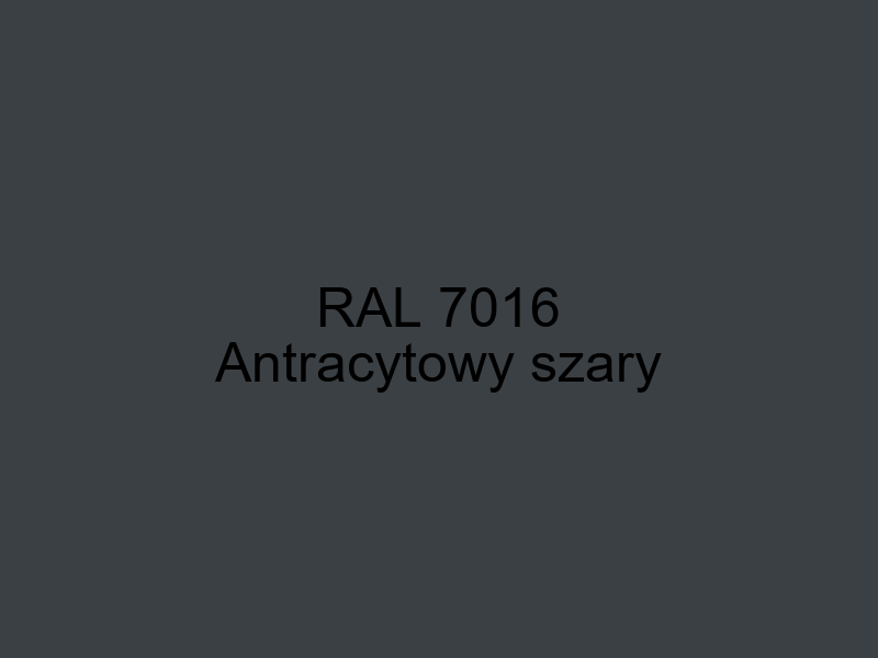 RAL 7016 Antracytowy Szary Anthracite Grey RAL Classic Paleta 