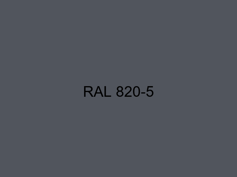RAL 820 5 paleta ral effect