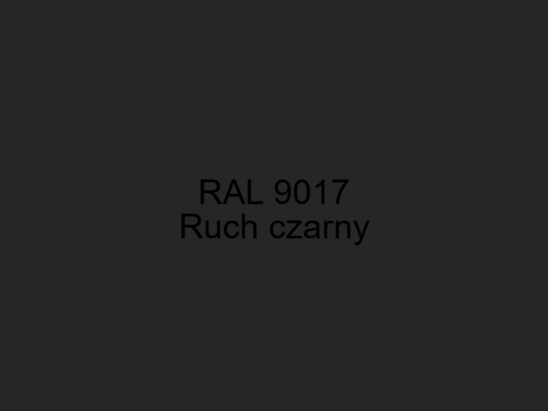 RAL 9017 paleta ral classic